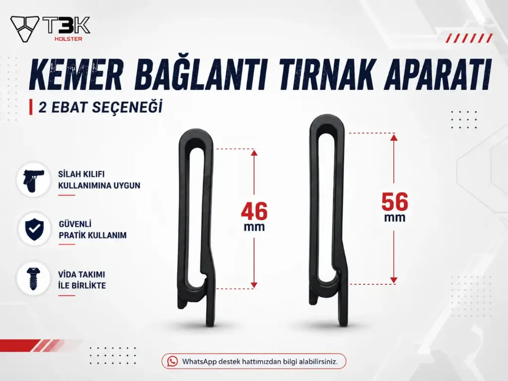 Kemer Bağlantı Tırnak Aparatı 2 Ebat 