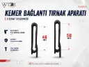 Kemer Bağlantı Tırnak Aparatı 2 Ebat 